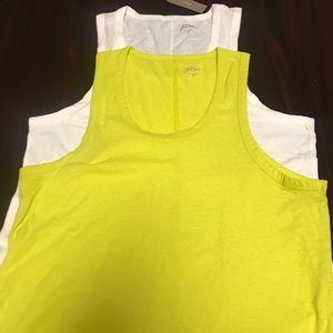 Set of two J Crew long line layering tanks